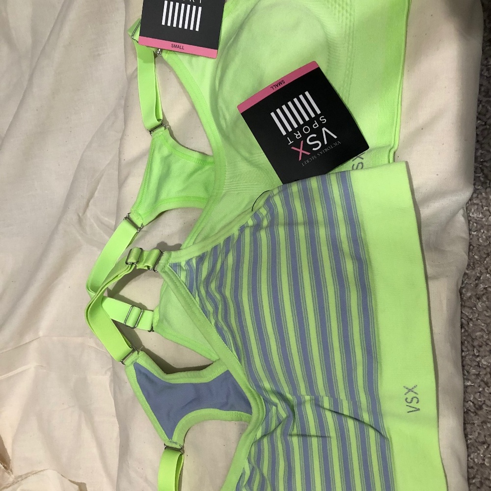 2 Victorias Secret  sports bras